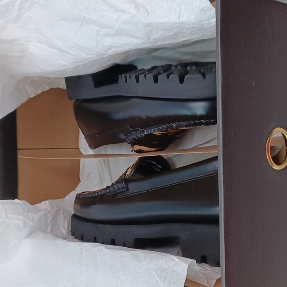 G.H. Bass Whitney Leopard Lug Loafer Weejuns NIB - Picture 7 of 9